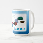 Kaffee Rocks! Kaffeetasse (VorderseiteRechts)