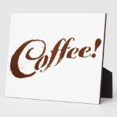 Kaffee-Rohkost - Plaque Fotoplatte (Seite)