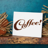Kaffee-Rohkost - Plaque Fotoplatte (Seite)