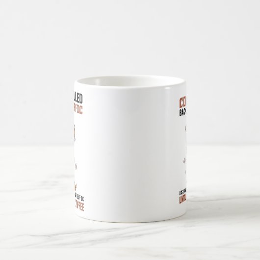 KAFFEE rückwärts geschrieben ist das AFFOC Poodle  Kaffeetasse (Mittel)