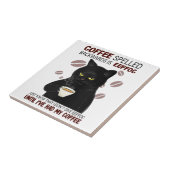 Kaffee rückwärts geschrieben ist Eeffoc einfach wi Fliese (Seite)