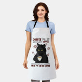 Kaffee rückwärts geschrieben ist Eeffoc einfach wi Schürze (Getragen)