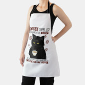 Kaffee rückwärts geschrieben ist Eeffoc einfach wi Schürze (InSitu)