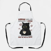 Kaffee rückwärts geschrieben ist Eeffoc einfach wi Schürze (Vorderseite)