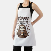 Kaffee rückwärts geschrieben ist eeffoC Koffein-Fa Schürze (InSitu)