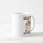 KAFFEE rückwärts geschrieben ist EFFOC Pitbull Dri Kaffeetasse (VorderseiteRechts)