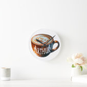 Kaffee Runde Wanduhr (Zuhause)