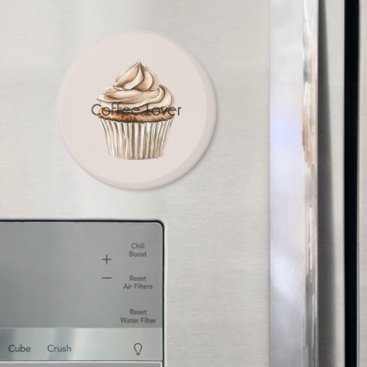 Kaffee-Sahne-Muffin Magnet (In Situ (Kühlschrank))
