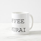 Kaffee Samurai Kaffeetasse (VorderseiteRechts)