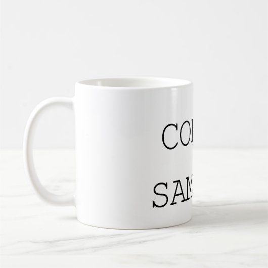 Kaffee Samurai Kaffeetasse (Links)