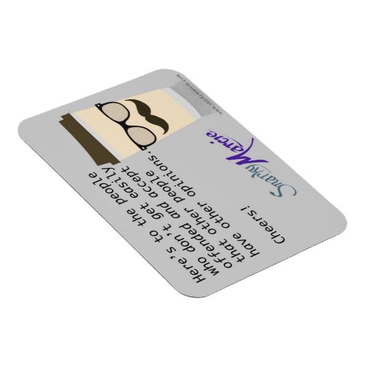 Kaffee Sarcasm Magnet (Rechte Seite)