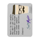 Kaffee Sarcasm Magnet (Vertikal)