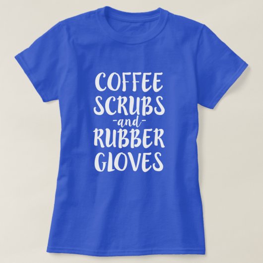 Kaffee scheuert sich und T-Shirt (Design vorne)
