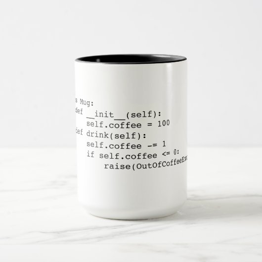 Kaffee-Schleife Tasse (Zentrum)