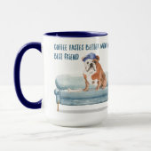 Kaffee schmeckt besser. English Bulldog Edition Tasse (Links)