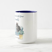 Kaffee schmeckt besser...TabbyEdition Tasse (Zentrum)