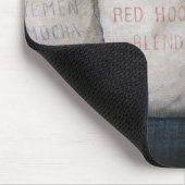 Kaffee schmeißt 1990 raus mousepad (Ecke)