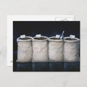 Kaffee schmeißt 1990 raus postkarte (Vorne/Hinten)