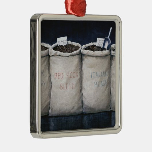 Kaffee schmeißt 1990 raus silbernes ornament (Rechts)