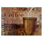 Kaffee Schneidebrett (Vorderseite)
