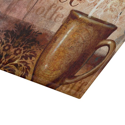 Kaffee Schneidebrett (Ecke)