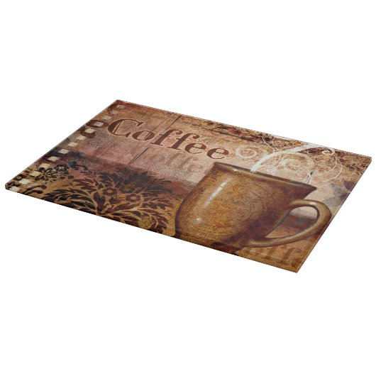 Kaffee Schneidebrett (Ecke)