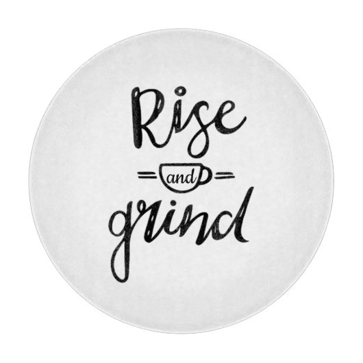 Kaffee Schneidebrett (Vorderseite)