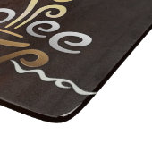 Kaffee Schneidebrett (Ecke)