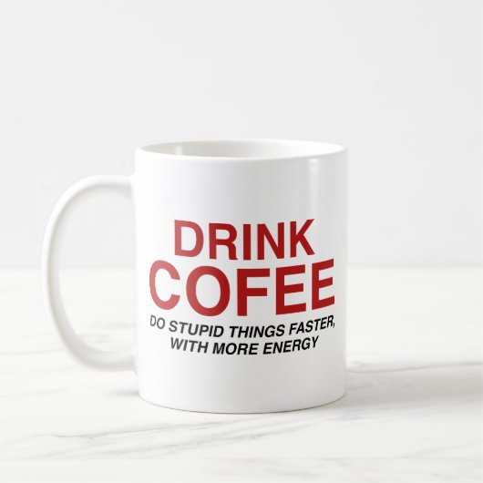 Kaffee : Schneller ducken, mit mehr Kaffeetasse (Links)