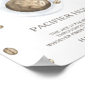 KAFFEE - Schnuller-Jagd Kinderduschenspiel Poster (Ecke)