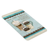 Kaffee & Schokolade Java - Küchendekor Magnet (Rechte Seite)