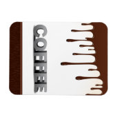 KAFFEE-SCHOKOLADE-TROPFEN JUMMY-KÖSTLICHE WORTE GR MAGNET (Horizontal)