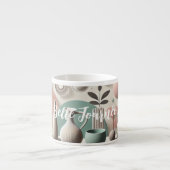 Kaffee Schöner Tag Espressotasse (Vorderseite)