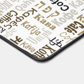 Kaffee Schreibtischunterlage (Ecke)