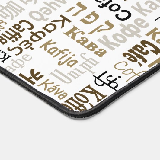 Kaffee Schreibtischunterlage (Ecke)