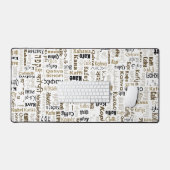 Kaffee Schreibtischunterlage (Tastatur & Maus)