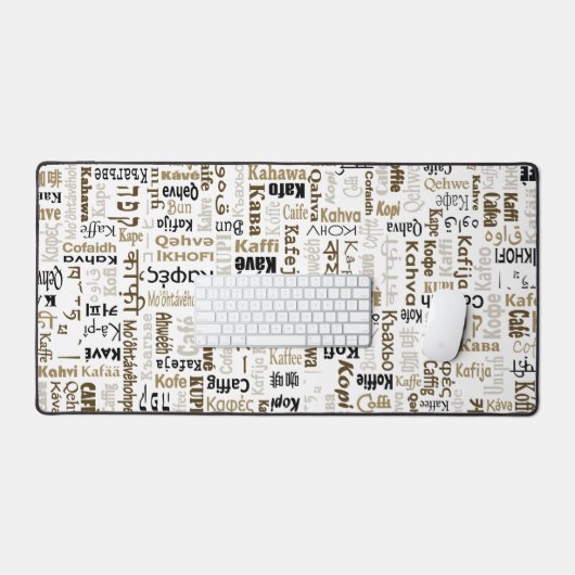 Kaffee Schreibtischunterlage (Tastatur & Maus)