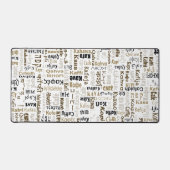 Kaffee Schreibtischunterlage (Vorderseite)