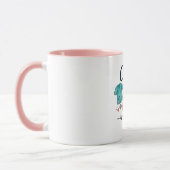 Kaffee. Schrubben. Wiederholen. Tasse (Links)