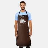 Kaffee Schürze (Getragen)