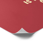 Kaffee: Schüttelt der Planet oder ich Poster (Ecke)