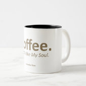 Kaffee, schwarz 11 oz Zwei Tone Funny Mug Zweifarbige Tasse (VorderseiteRechts)