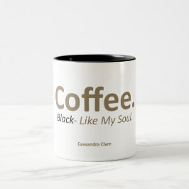 Kaffee, schwarz 11 oz Zwei Tone Funny Mug Zweifarbige Tasse