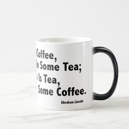 Kaffee? Schwarz/Weiß 11 oz Morphing Tasse (Rechts)