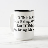 Kaffee? Schwarze 15 oz Zwei-Tonen-Tasse Zweifarbige Tasse (Vorderseite Links)