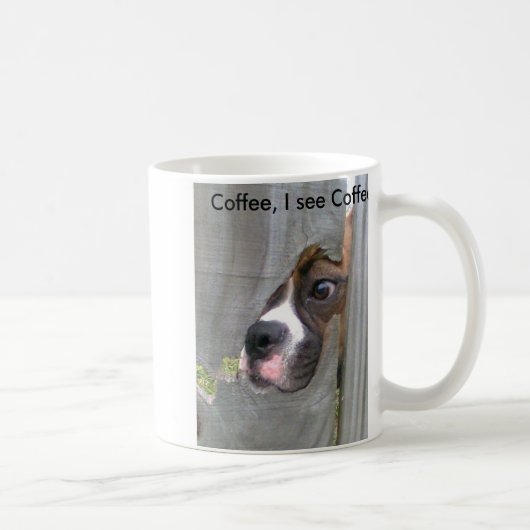 Kaffee, sehe ich Kaffee! Kaffeetasse (Rechts)