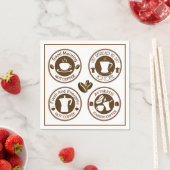 Kaffee Serviette (Beispiel)