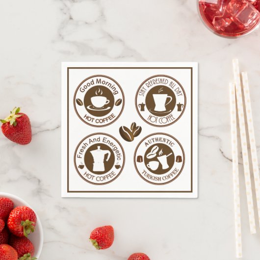 Kaffee Serviette (Beispiel)