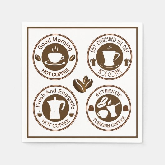 Kaffee Serviette (Vorderseite)