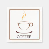 Kaffee Serviette (Vorderseite)